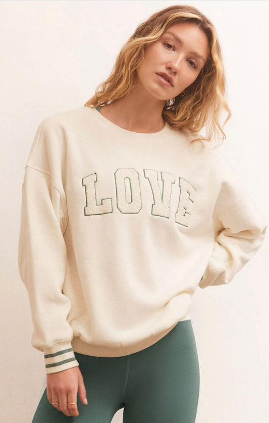 Z Supply baseline Love Sweatshirt