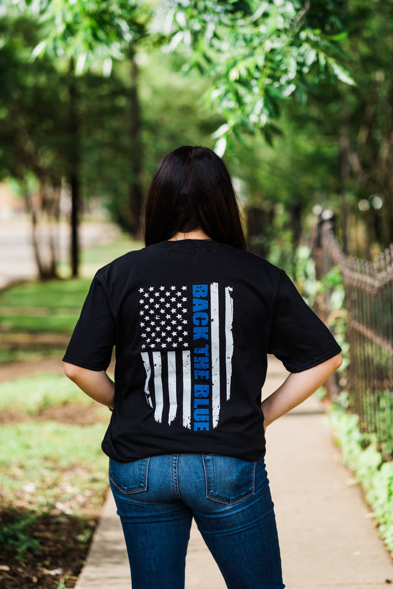 Back The Blue Graphic Tee