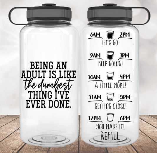 Being An Adult Water Bottle