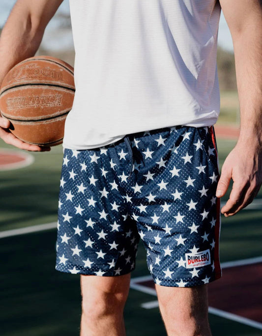 Patriotic Mesh Shorts