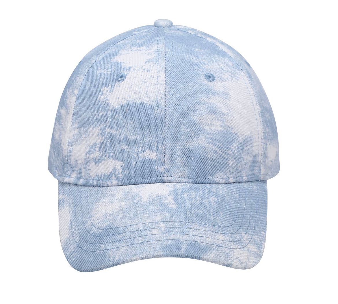 Denim Tie Dye Hat